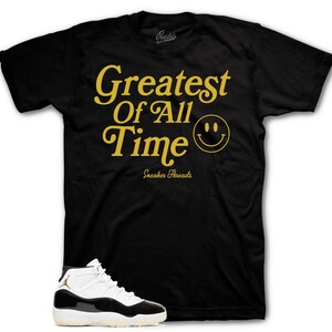 Sneaker Tees To Match Retro 11 Gratitude DMP AJ11 - Goat Shirt
