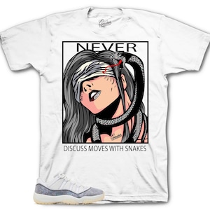 Shirt To Match Retro 11 Year Of The Snake AJ11 - Never Discuss Sneaker Tees