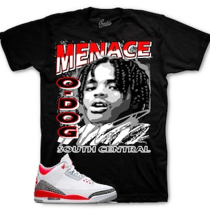 Sneaker Tees To Match Retro 3 Fire Red - Nineties Shirt