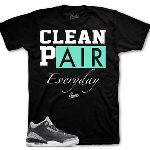 Sneaker Tees To Match Retro 3 Green Glow 1 - Clean Pair Shirt
