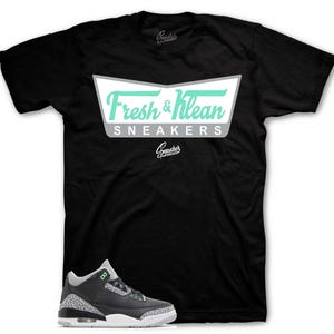 Sneaker Tees To Match Retro 3 Green Glow 1 - Fresh & Klean Shirt