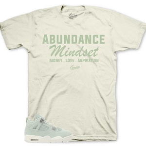 MINDSET Shirt To Match Retro 4 Abundance AJ4 Seafoam Sneaker Tees