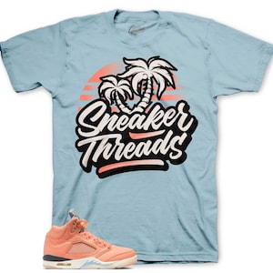 Sneaker Tees To Match Retro 5 Crimson Bliss - ST Palms Shirt