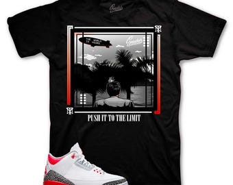 Camisetas deportivas a juego Retro 3 Fire Red - Camiseta del mundo