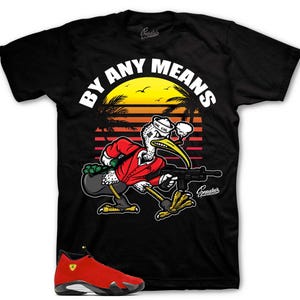 Shirts To Match Retro 14 Challenge Red AJ14 - By any Means Sneaker Tee
