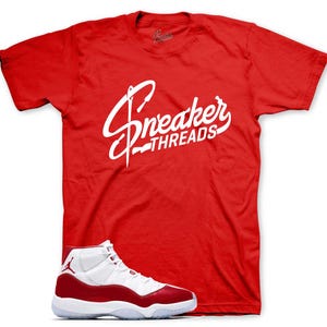 Shirts To Match Retro 11 Cherry AJ11 - Sneaker Threads  Tees