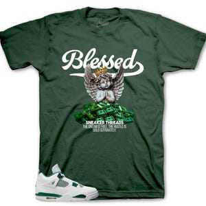 Sneaker Tees To Match Retro 4 Oxidized - Blessed Angel Shirt