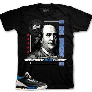Retro 3 Rare Air Graphic T-Shirt AJ3 - Blue cheese Sneaker Tees