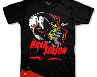 Shirts To Match Retro 14 Challenge Red AJ14 - Killa Season Sneaker Tee