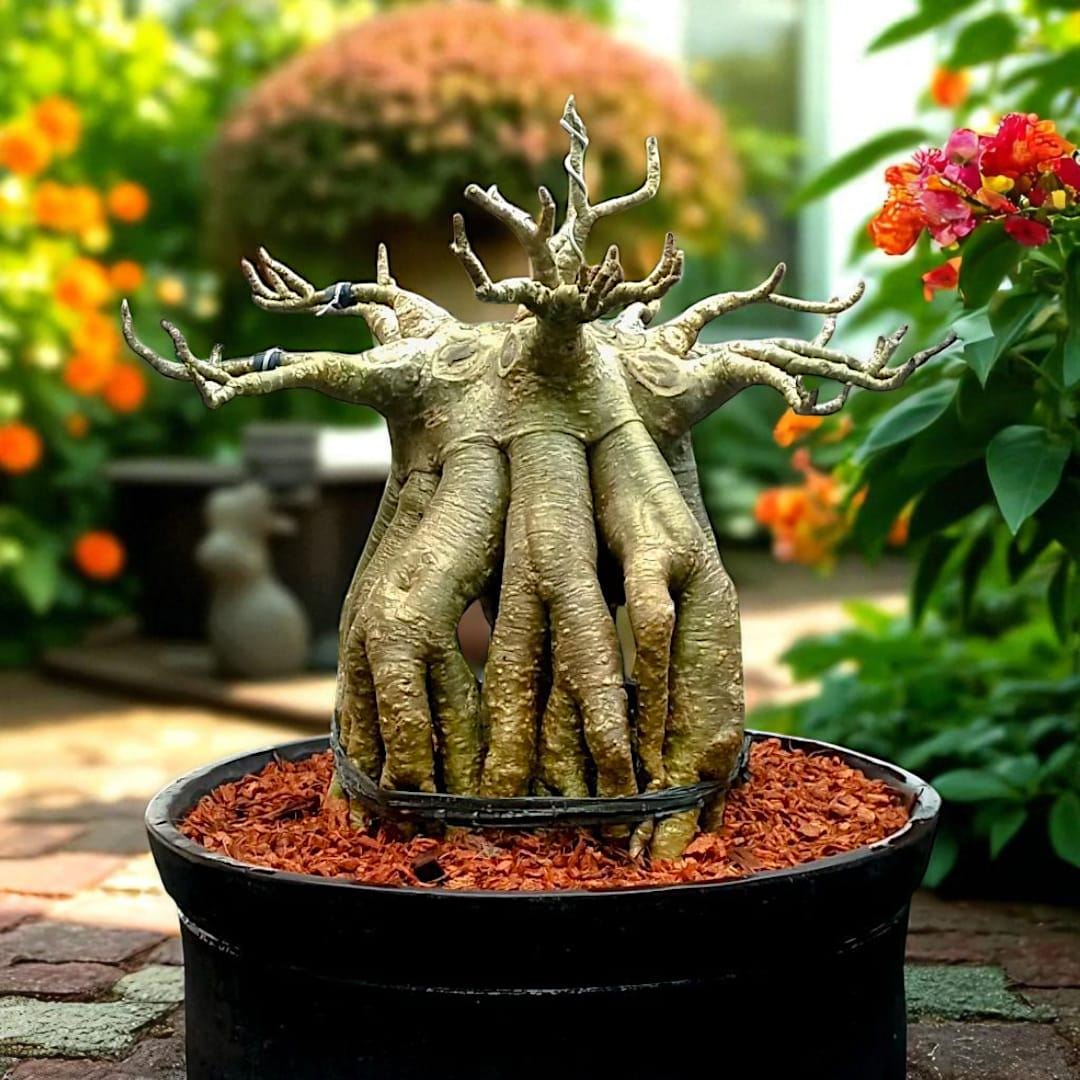 Real Pict Adenium Octopus Roots - Adenium Long Codex Character ...
