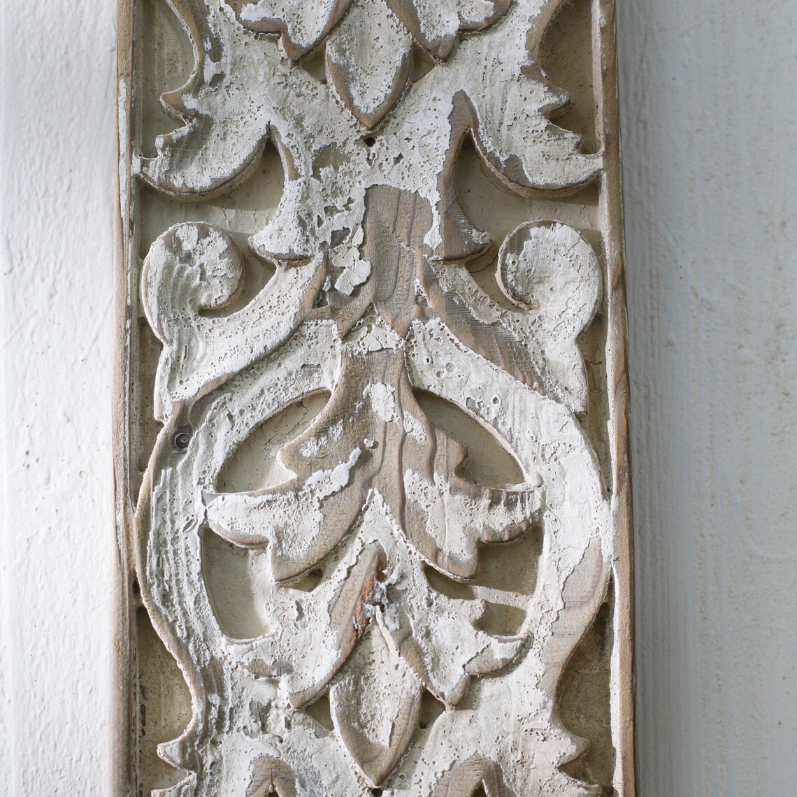 Rustic Wall Sconce, Carved Wood Wall Light, Antique Style Candle Holder ...