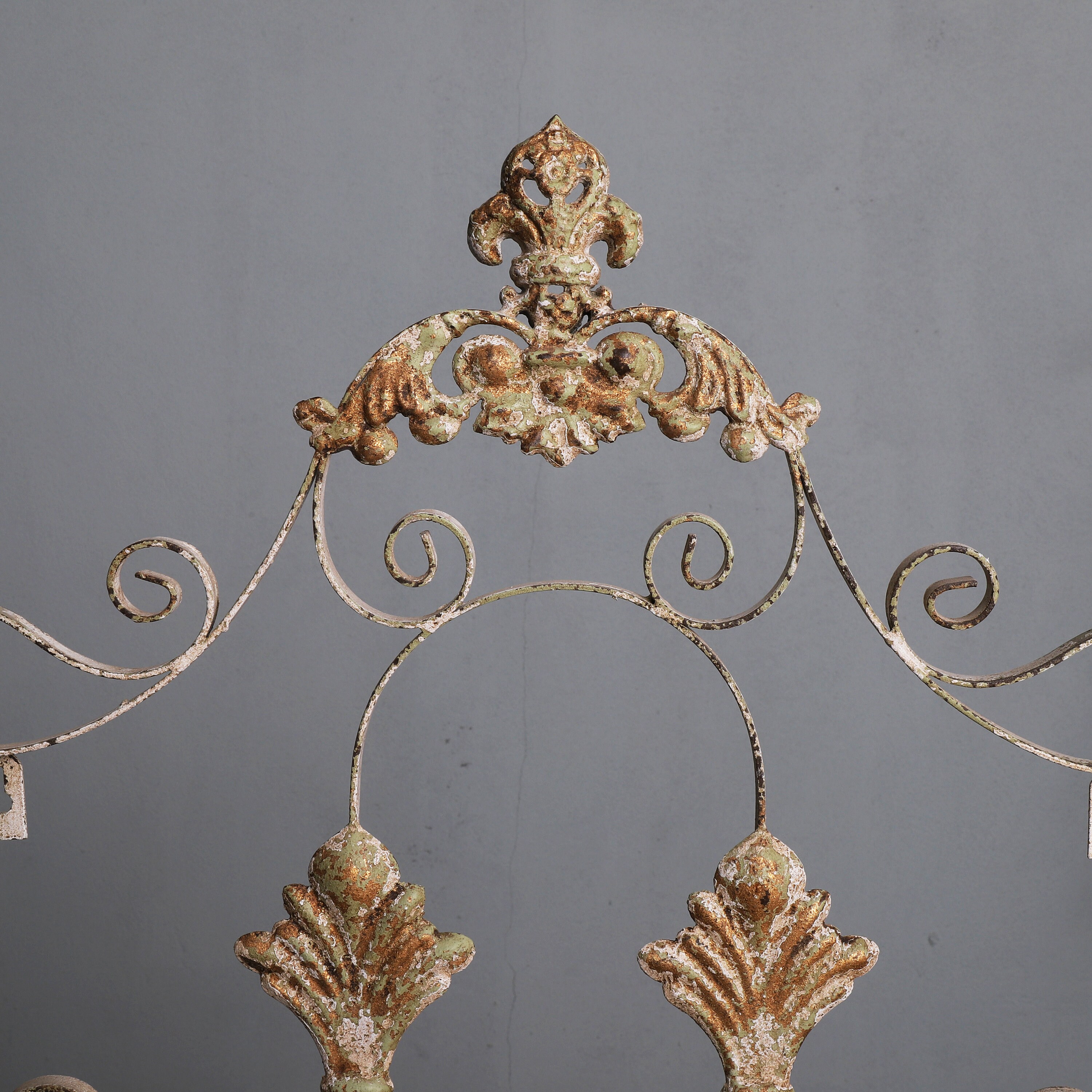 Rustic Iron Rack Vintage Iron Wall Rack, Rustic French Country Decor - Etsy