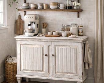 Vintage Storage Cabinet, French Country Sideboard