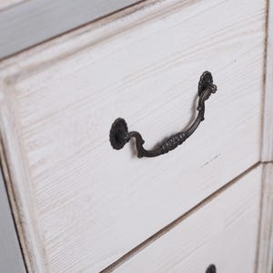 Vintage Sideboard Cabinet – Rustic French Country Buffet with Drawers and Doors, Farmhouse Storage Console image 8