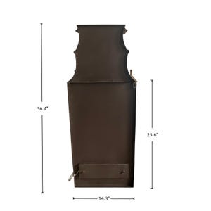 Vintage Wall Lantern with Glass Door, Double Light French Style Wall Sconce image 11