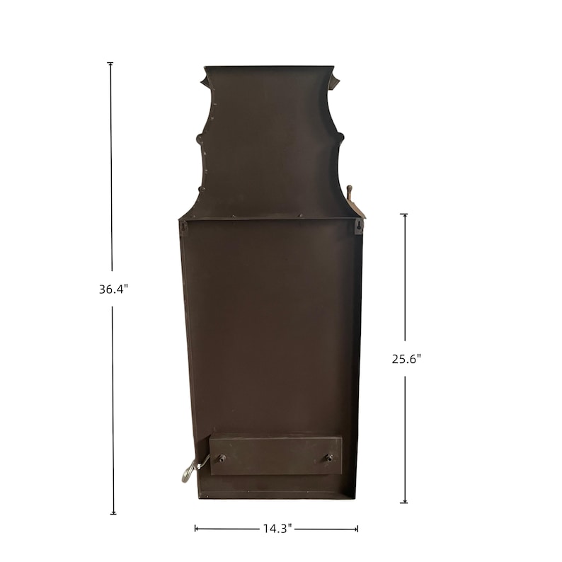 Vintage Wall Lantern with Glass Door, Double Light French Style Wall Sconce image 11