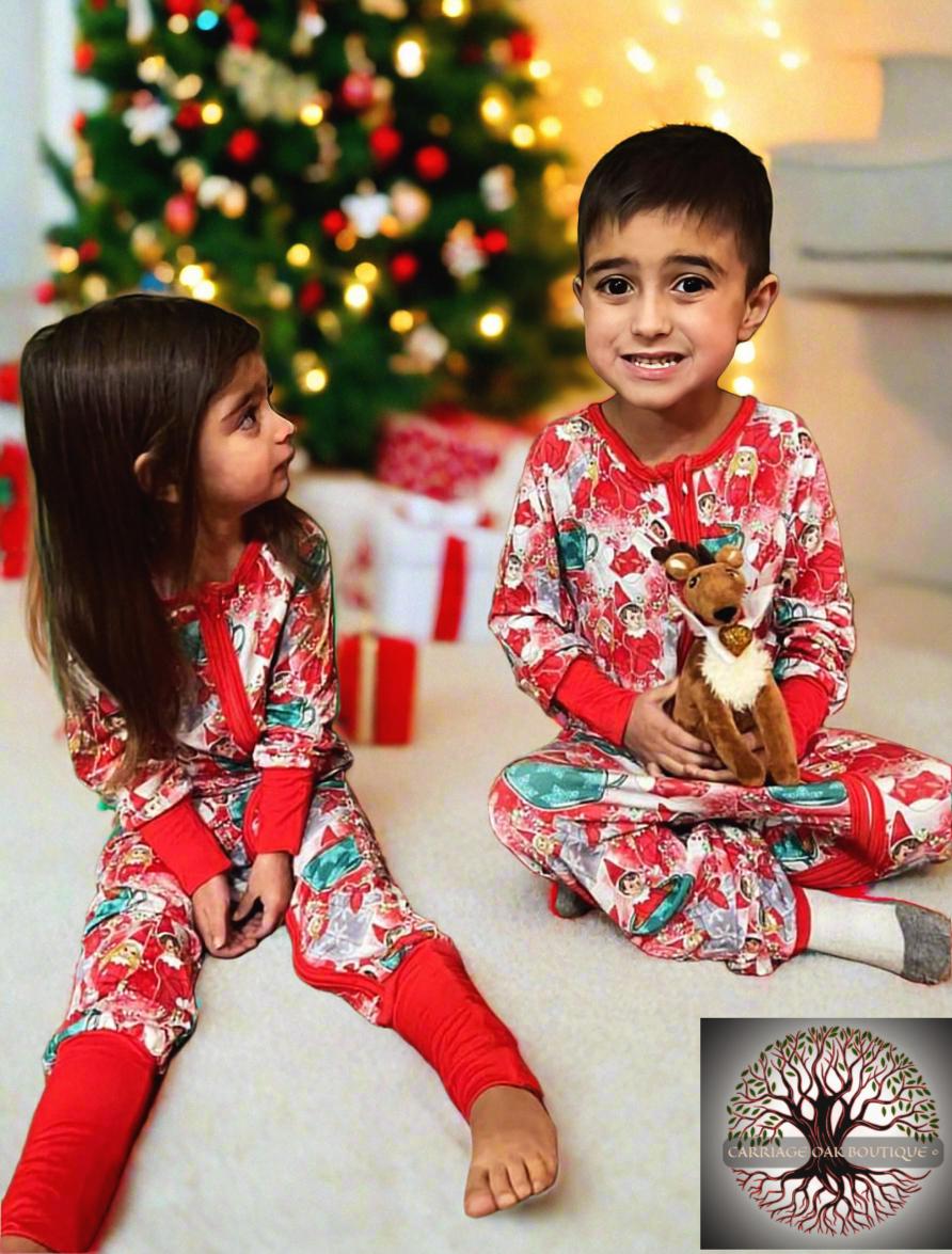 Kids elf on the shelf pjs hotsell