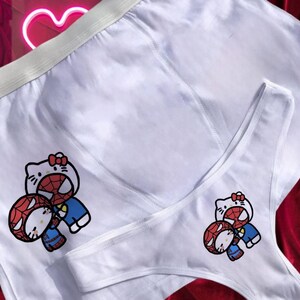 Ensemble de sous-vêtements pour couples Spiderman Spiderman kitty