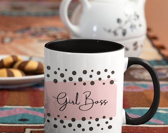 Boss Lady Mug, Female Boss Gift, Female Entrepreneur Gift, Customized Name Mug, Gift For CEO Female, Girl Boss Mug, New Business Owner Gift.
