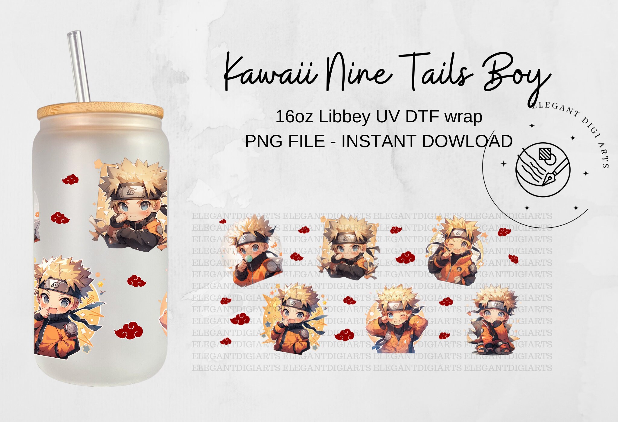 Personalized Chibi Iruka Umino Naruto Anime Tumbler - Teeruto