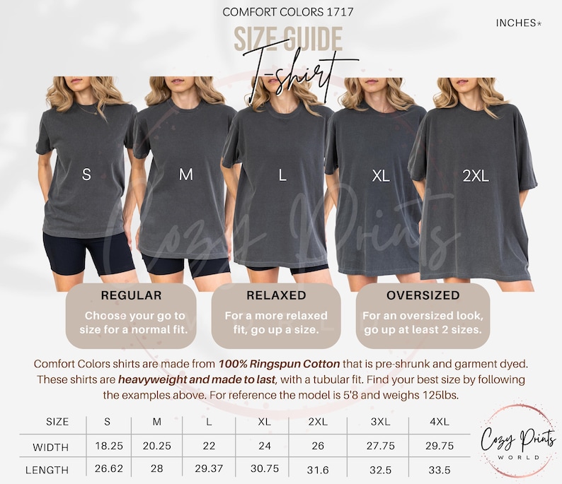 Custom Comfort Colors Shirt, Custom Oversized Shirt, Personalized Comfort Colors Tees, Your Custom Text Here T-shirt, College Letters image 9