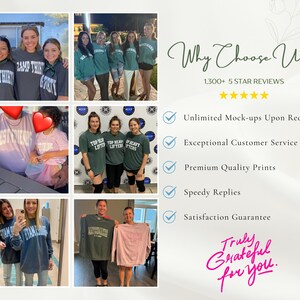 Custom Comfort Colors Shirt, Custom Oversized Shirt, Personalized Comfort Colors Tees, Your Custom Text Here T-shirt, College Letters image 10