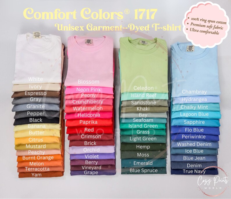 Custom Comfort Colors Shirt, Custom Oversized Shirt, Personalized Comfort Colors Tees, Your Custom Text Here T-shirt, College Letters image 8