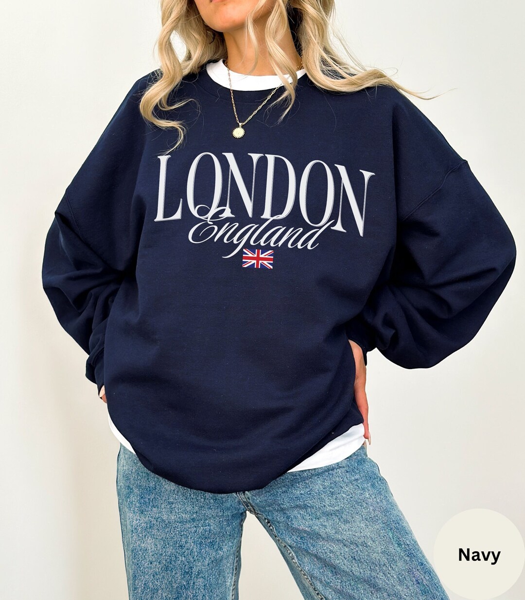 London Sweatshirt London Hoodie London England Crewneck Sweater City 