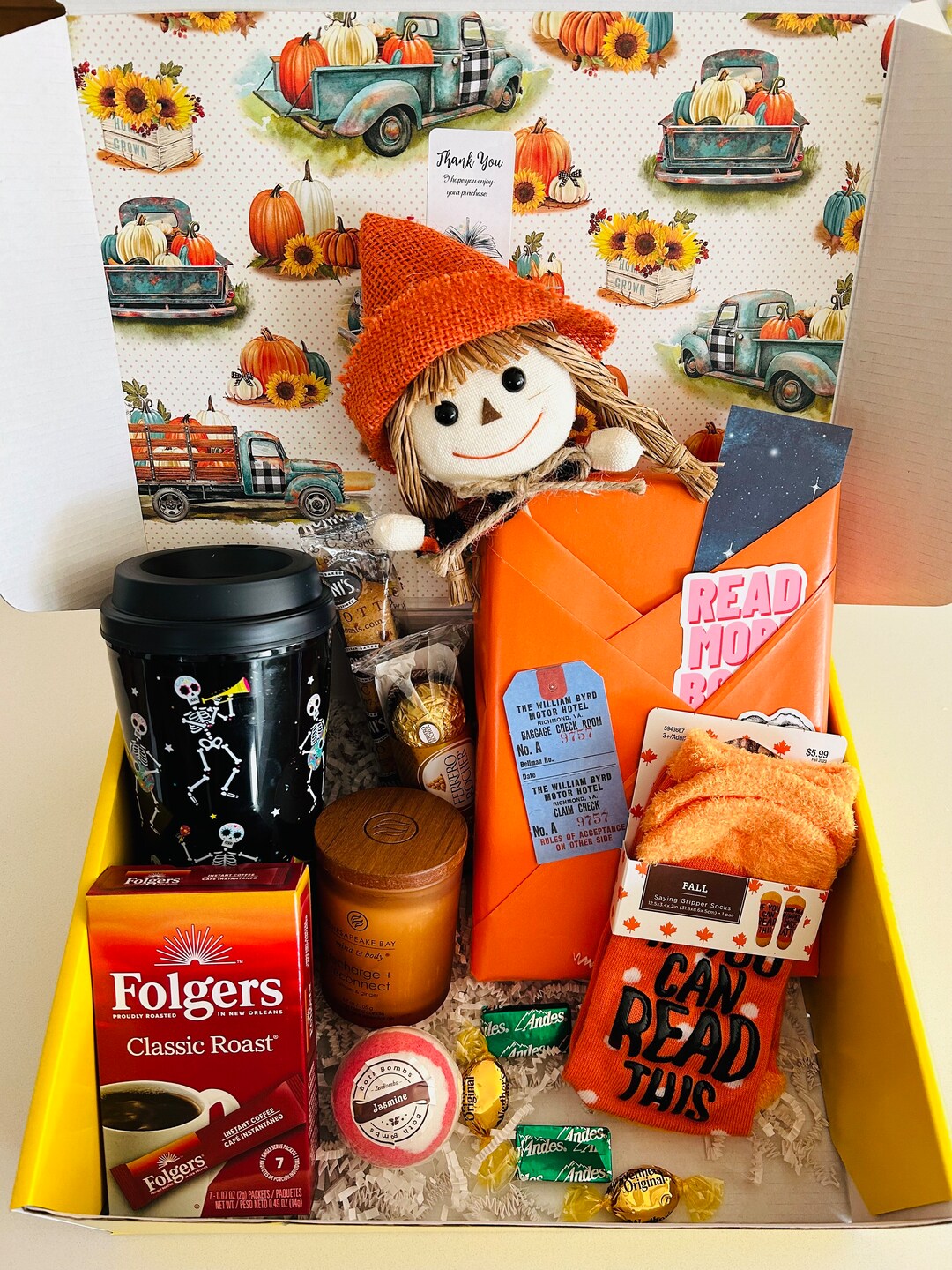 Seasonal Fall Mystery Book Box Etsy