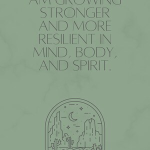Healthy Mindset Affirmation cards