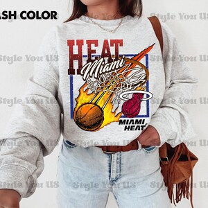 Miami Heat 20-21 Crew Neck Black