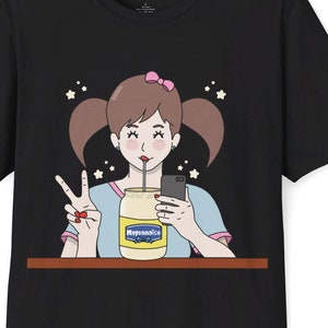 Girl Drinking Mayo - Tee