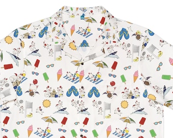 Final Fantasy Moogle Summer Fun - Hawaiiaans shirt