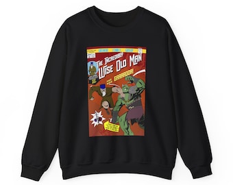 Sudadera con capucha con el cómic del sabio de la vieja escuela de Runescape