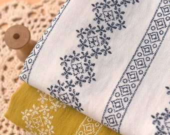 Jacquard Flower Fabric, Clothing Fabric, DIY Fabric, Decoration Fabric, Upholstery Fabric, By The Half Meter