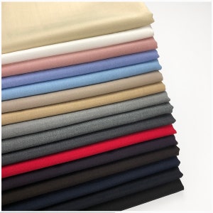 Wool Suiting Fabric, Worsted Wool Fabric, Suit Fabric, Apparel Fabric, Sewing Fabric, By the Half Meter