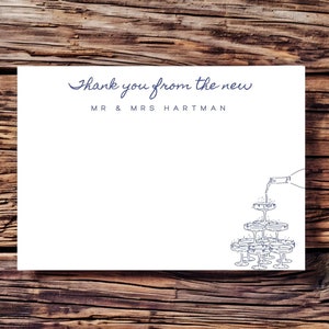 Papelaria personalizada para casamento com envelopes, conjunto de papelaria de agradecimento para casais, papelaria de agradecimento para casamento, papelaria para cartões de visita