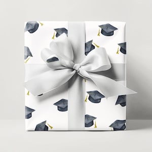 Rouleau de papier cadeau pour diplômés, Emballage cadeau pour diplômés, Emballage cadeau, Rouleaux de papier cadeau, Adorable papier cadeau, Rouleau de papier cadeau original