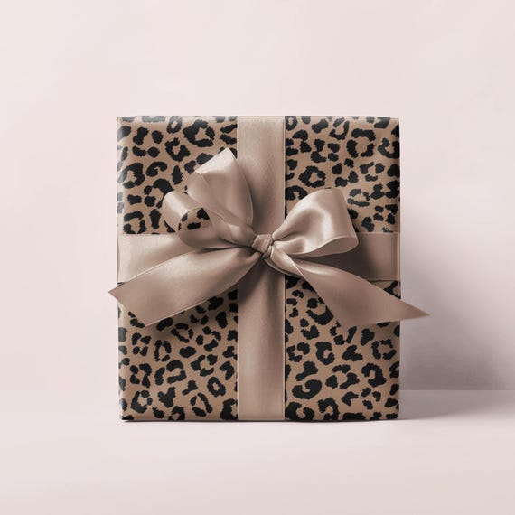 Leopard Animal Print Wrapping Paper Roll, Gift Wrapping For Her, Gift Wrap Paper Rolls, Birthday Wrapping Papers, Gift Wrap For Her