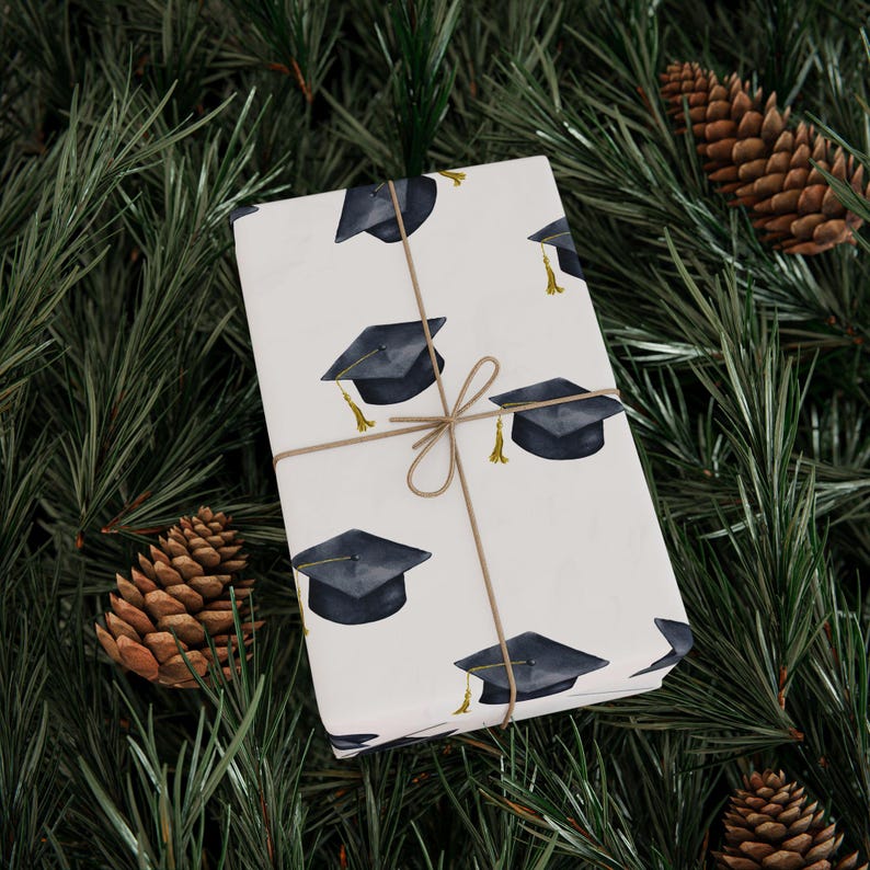 Abitur Papierrolle, bebilderte Geschenkpapierrolle Bild 7