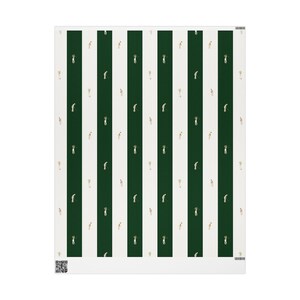Golf Striped Wrapping Paper Roll, Golf Lover's Gift Wrap, Gift Wrap For Him, Holiday Gift Wrap, Father's Day, Christmas Wrapping Paper image 9