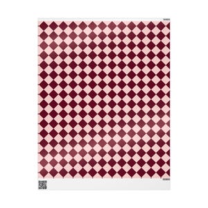 Burgunderrote Geschenkpapierrolle, Weihnachtsverpackung, Urlaub Geschenkverpackung, süße Geschenkverpackung, Geschenkpapierrolle, hübsche Geschenkverpackung, Preppy Bild 9