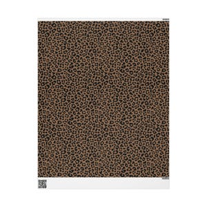 Leopard Animal Print Wrapping Paper Roll, Gift Wrapping For Her, Gift Wrap Paper Rolls, Birthday Wrapping Papers, Gift Wrap For Her image 7