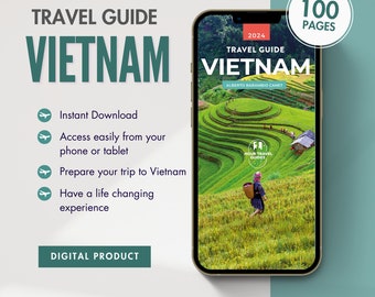 Guide de voyage au Vietnam : conseils pour votre itinéraire et guide de planification de voyage (téléchargement instantané au format PDF imprimable)