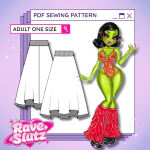 PDF Leg Warmers Sewing Pattern Adult One Size (Fits Most)