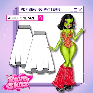 PDF Leg Warmers Sewing Pattern Adult One Size (Fits Most)