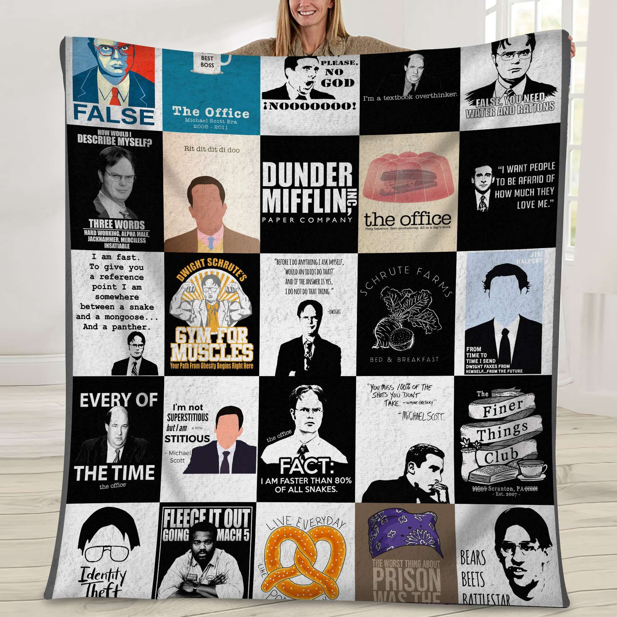 The Office Dunder Mifflin Sherpa Blanket – NBC Store