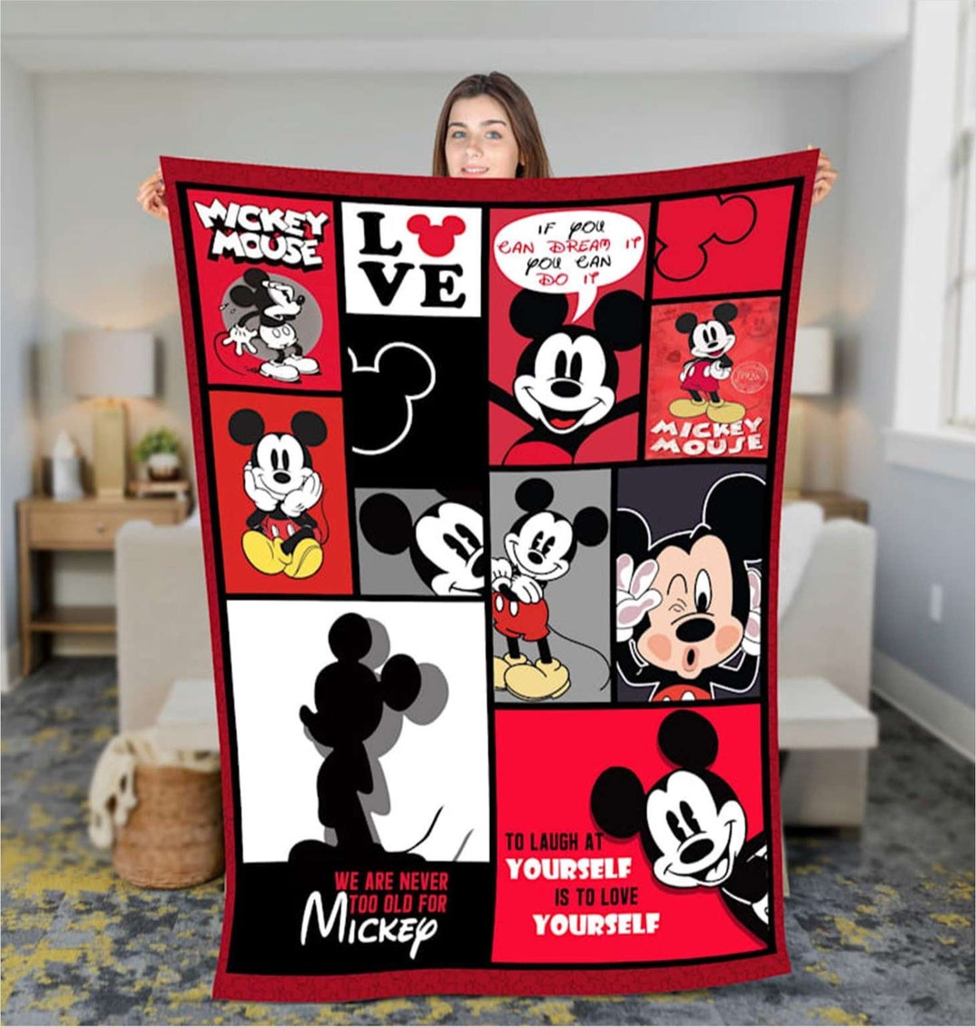 Mickey Mouse Blanket Mickey Mouse Fleece Blanket Mickey Mouse Birthday
