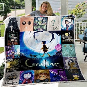 Coraline Poster Love Quilt Blanket – Teepital – Everyday New Aesthetic  Designs