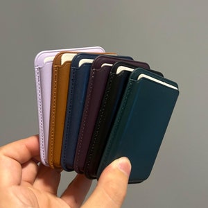 Cartera con tarjeta magnética Magsafe para iPhone 12, 13, 14, 15 y 16 **Nuevos colores añadidos*